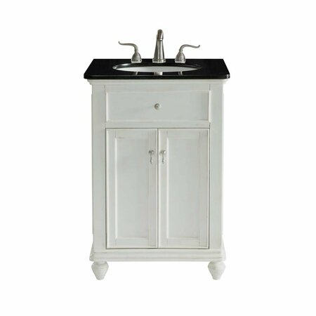 CONVENIENCE CONCEPTS 19 in. Single Bathroom Vanity in Antique White - 24 x 35 x 21 in. HI2222058